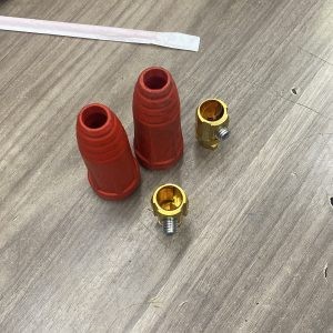 Blue Black Plastic Nuts for Water Meter Mountings