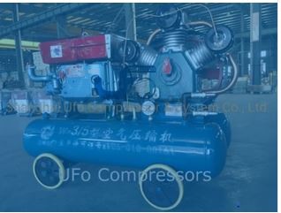 3m3/Min 5bar Portable Diesel Engine Air Compressor with Air Tank