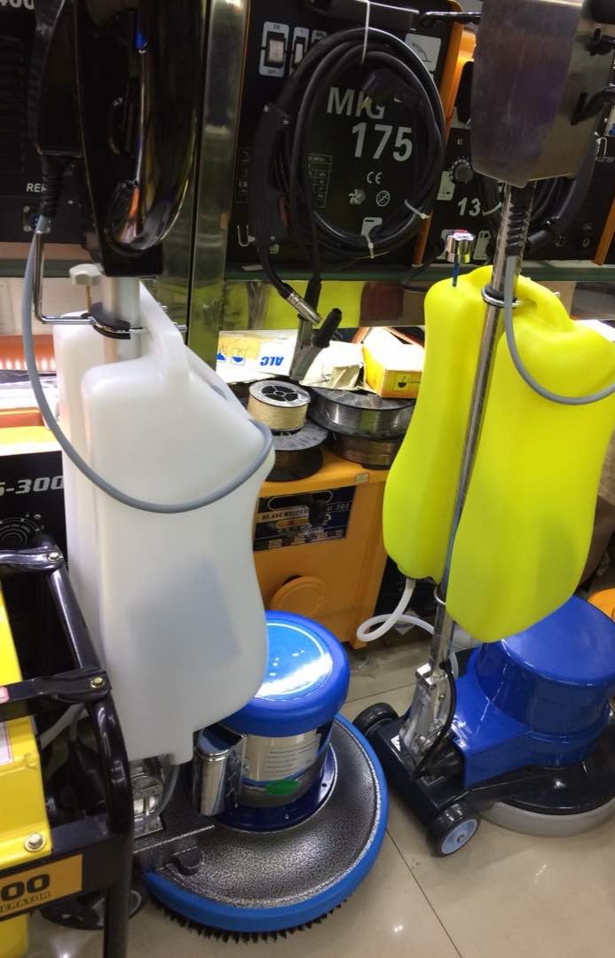 Shopping Mall Hotel Supermarket Commercial Walk Behind Cleaner Floor Cleaning Scrubber Machine with Single Brush