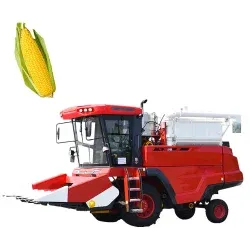 Mini Silage Combine Machine 4 Rows Rice Harvesting Wheat Corn Harvester
